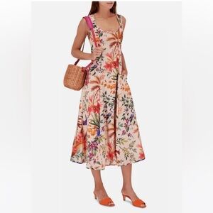 Zimmermann Floral Linen Dress